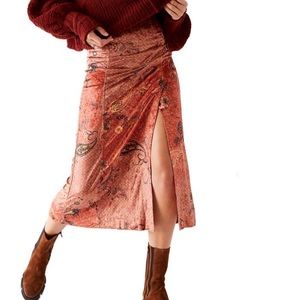 Gorgeous Free people midi skirt size XS with tags
